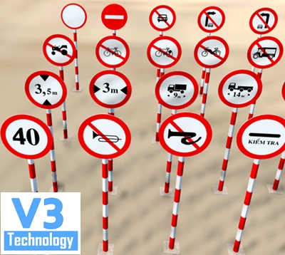 VSign: Bộ mô hình 3D biển báo Việt Nam